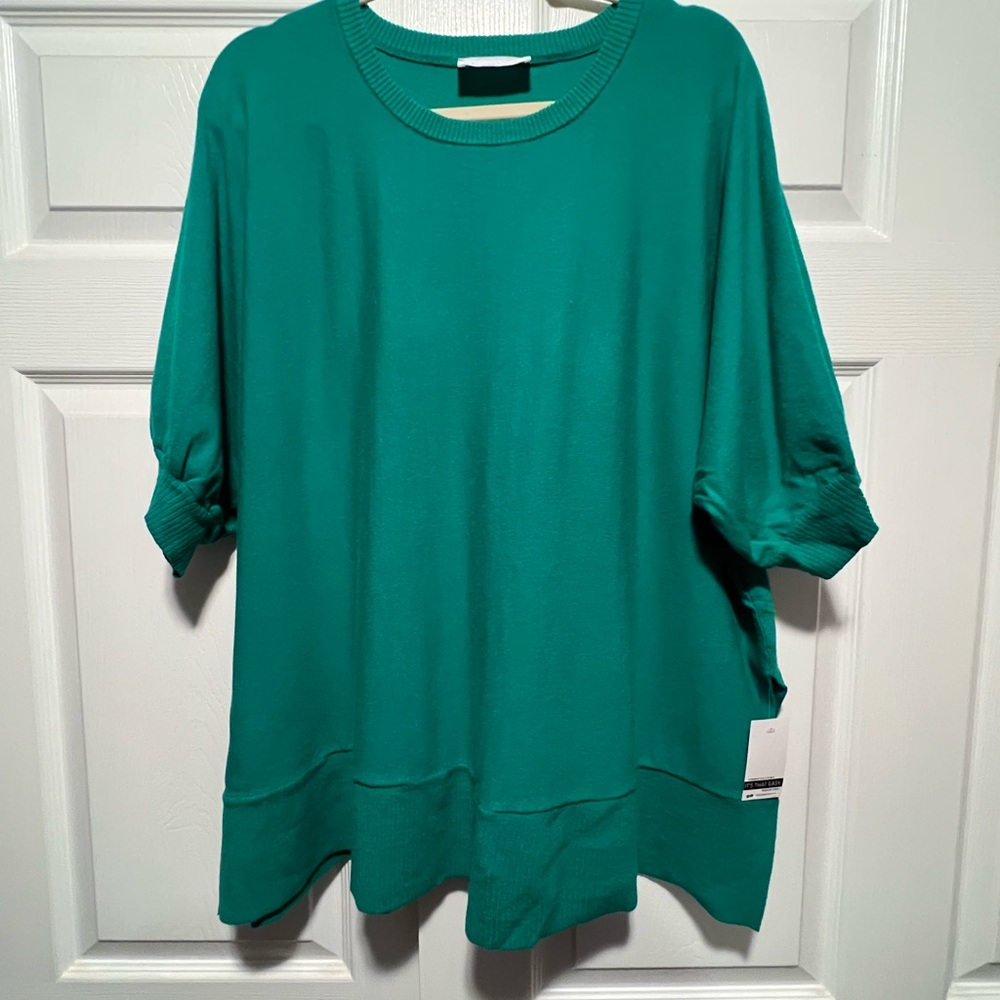 Women's Green Sweater Top